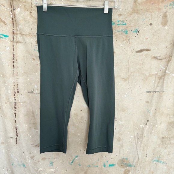 Lululemon Wunder Under Hi-Rise 1/2 Tight Full-On Luxtreme 17", Teal Shadow - Picture 2 of 4